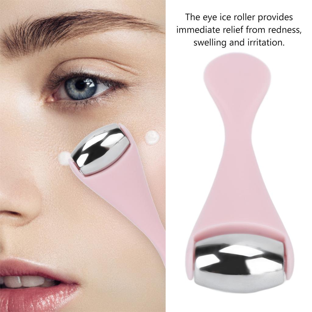Facial Eyes Stainless Steel Portable Handheld Reduce Puffy Ice Massage Roller