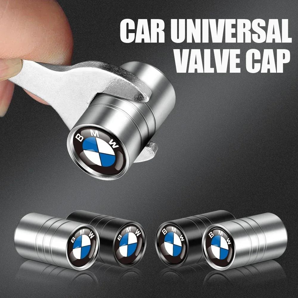 XLJBM1 For BMW 4Pcs Metal Wheel Tire Valve Caps Car Tyre Accessories For Bmw E49 E60 M M3 M5 F10 F30 F20 E28 E36 E39 E46 E91 Performan