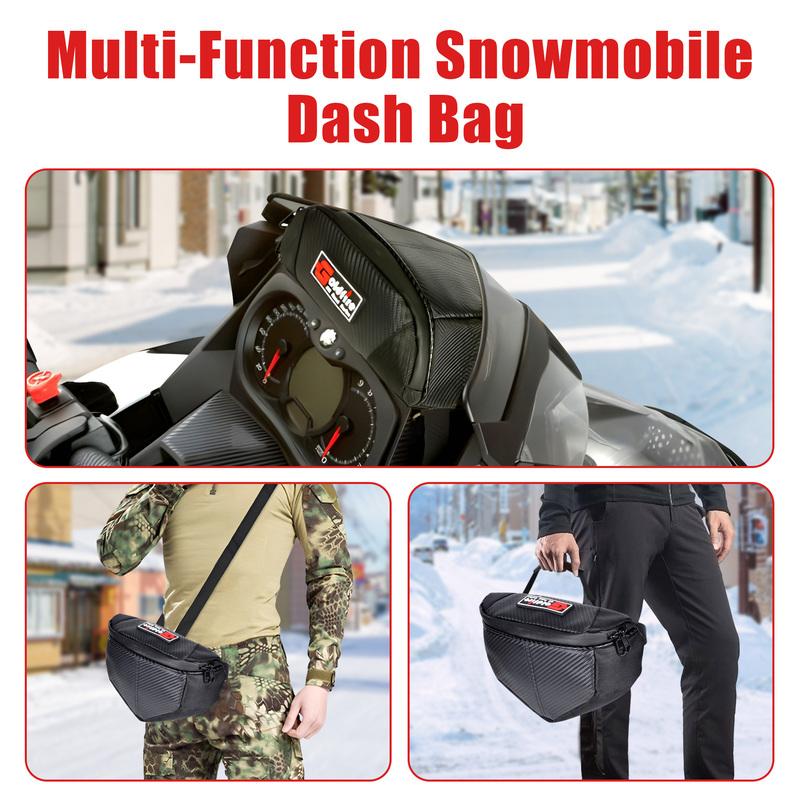 Snowmobile Waterproof Underseat Storage Bag Rear Seat Bags for Polaris 550 600 800 RMK Pro RMK 600 Dragon Motorcycle Accessories