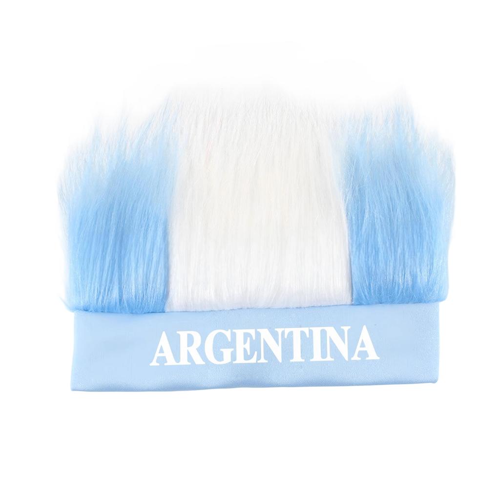 Fan Wigs, Flag Color Headbands, Football Game Cheering Props, Headwear