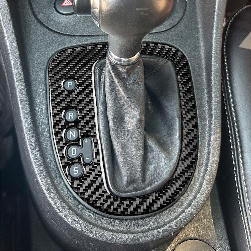 For Seat Leon 2005 2006 2007 2008 2009 2010 2011 2012 Car Soft Carbon Fiber Interior Accessories Gear Shift Panel Trim