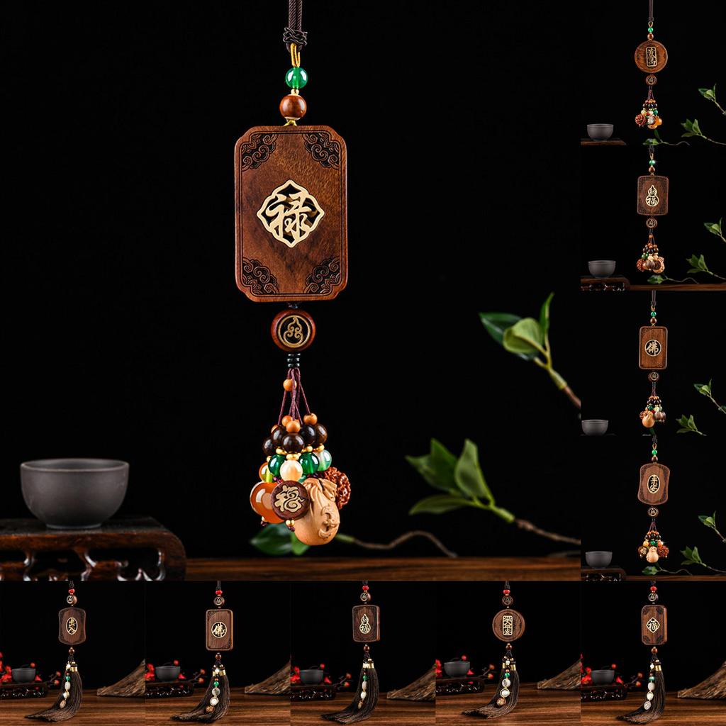 Traditioneller Autoanhänger Mit Birnoholz Autoanhänger Als Geschenk Und Heimdekoration