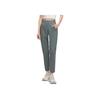 Anta Champion All-Weather Series Solid Color Mid-Rise Breathable Casual Pants Women pants Mica-Gray 162420303-1