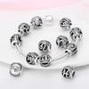 Twelve Constellation Bead Charms copper Aquarius Leo Charm Bead Charms Compatible With Authentic Bracelets Diy Jewellery Women Birthday Gifts