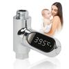 Self-Powered LED Display Shower Thermometer 0-100℃ Water Temperature Monitor for Bathroom Faucets Hot Tub Baby Bath Accessories