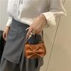 Fashion Mini Lipstick Bag Small Bag Casual Fashion Tote 2025 New Portable Pearl Bow