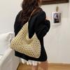 Bags large-capacity women's seasonal new woven bags summer seaside vacation straw bags shoulder tote bags women
