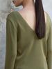 THE BOONDOCK SAINTS V-Neck Knit Top Olive