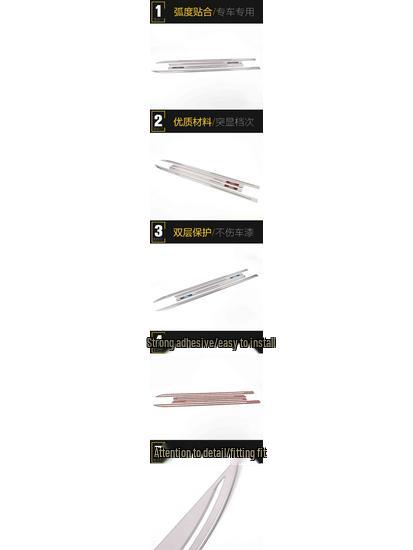Cheetah CS9 Decorative Anti-Scratch Door & Bumper Trim Stickers