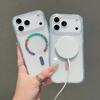 Laser Glitter For Magsafe Phone Case For iPhone 17 16 15 14 13 12 11 Pro Max Magnetic Wireless Charge Shockproof Hard Back Cover
