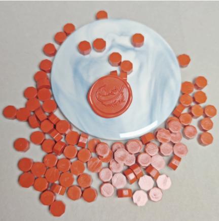 100 Pcs Ber Bag Sealing Wax for Stamp Scrapbook Decoraion DIY Craft Stamp Decotaion Invitation Card Wax Particles custom logo