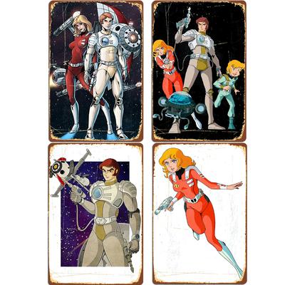 Vintage Captain Future Crew Top Design Metallplakette Poster Club Party Anpassen Kino Blechschild Raum Wanddeko Heimdekorationen