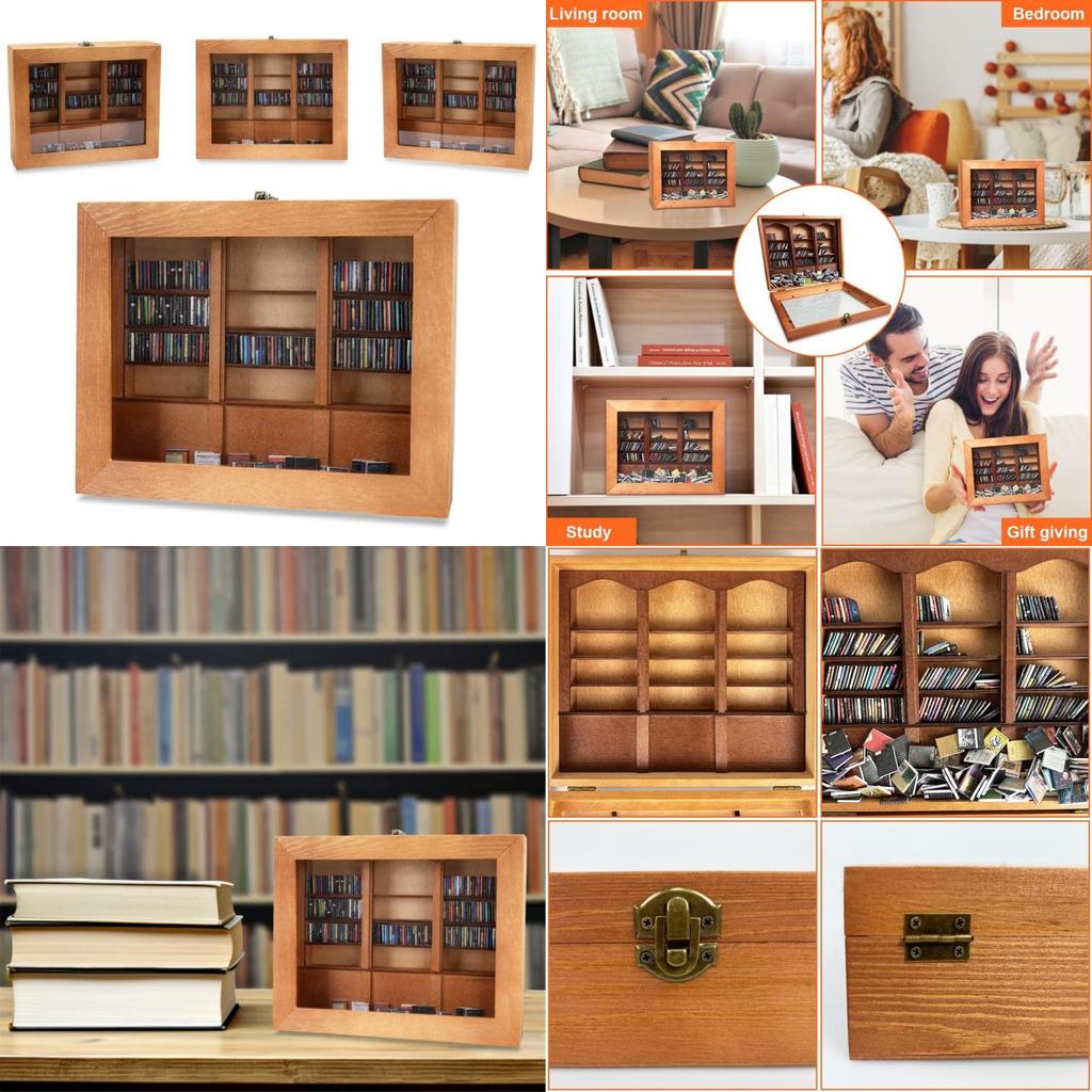 Creative Anxiety Relief Book Shelf Decor With Paper Puzzle For Home Office Stress Reduction