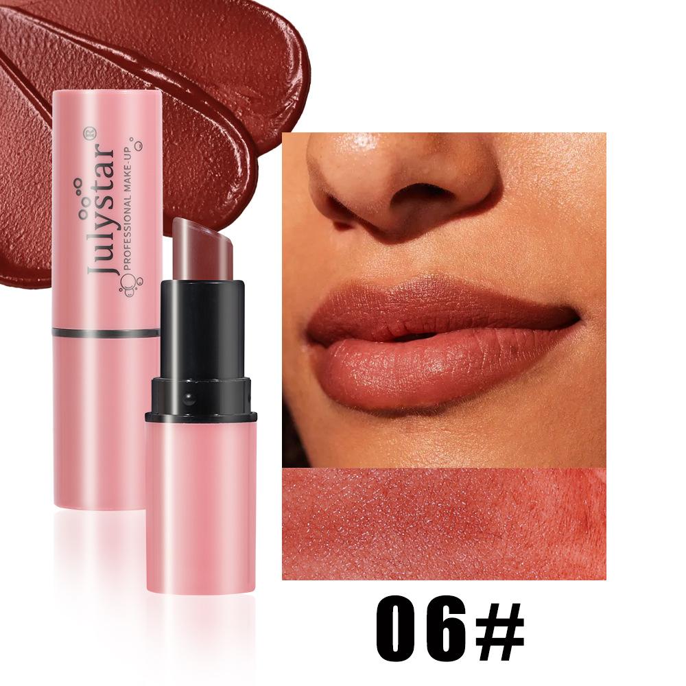 Charming Matte Jelly Lipstick, Lip Makeup, No Fading and No Sticking, Long-lasting and Waterproof, Moisturizing Lip Gloss