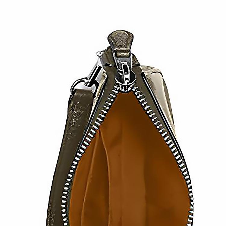 Coach Nolita 15 Pebble Leather Zipper Clutch Bag Women Bags Olive-Green 6386-SVB75