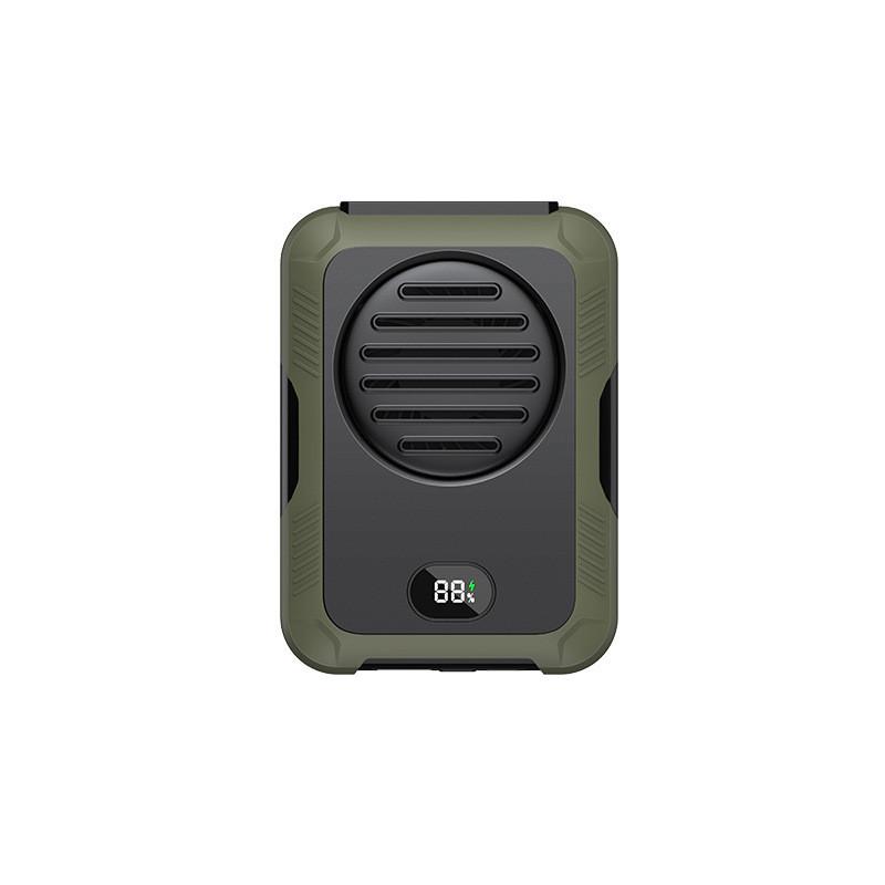 Portable High Wind Hanging Waist Fan USB Charging Mini Fan New Lazy Man Hanging Neck Fan 83*123*43mm