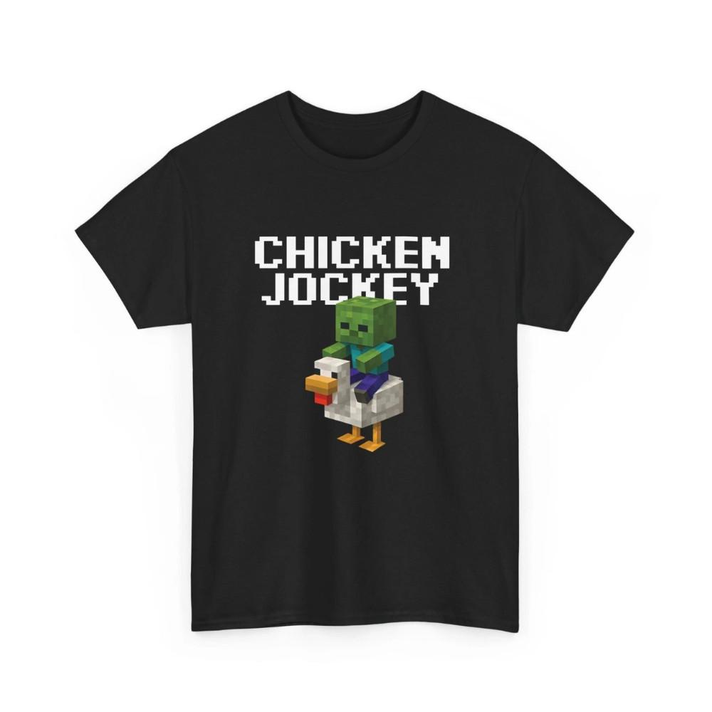 Chicken Jockey Pixel Funny Lover Game Present Friends Unisex Unisex T-Shirt M