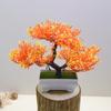 Creative Decoration Simulation Plant Bonsai Three Forks Small Pine Home Decoration Flowers Cloud Pine Potted Tabletop Decoration