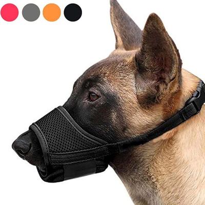 Soft Air Mesh Dog Muzzle for Small, Medium & Large Dogs – Anti-Bite, Anti-Bark, Anti-Chew, Breathable, Drinkable & Adjustable