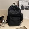 Schoolbag new backpack student schoolbag simple solid color durable nylon backpack super versatile casual backpack