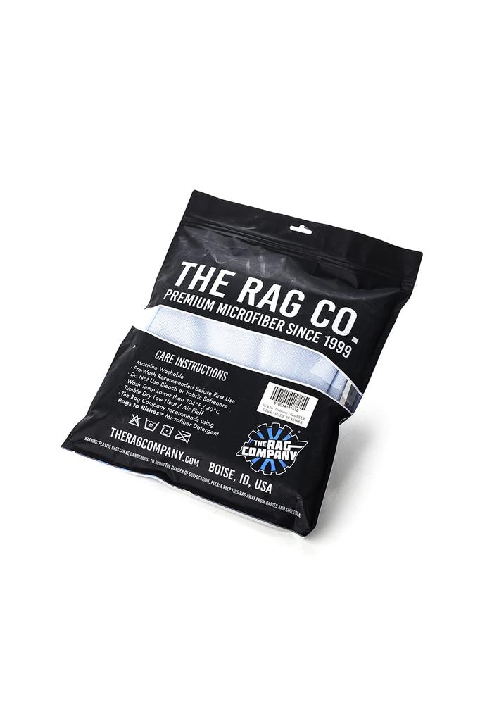 The Rag Company Premium Glasraam Pakket Blauw & Handdoeken, 40x40cm, 5,
