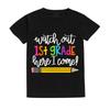 First Day of Kindergarten Kid TShirt Girl Boy Clothes Back To School Shirt Preschool 15th Grade Child Shirts School Opens Gift
