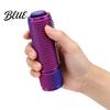 Stress Relief Gadget 3D Printed Spiky Fidget Toy with Ball Chain Gripper Sensory Portable Spinner & Clicker Travel Massage Stick Pain Stimming Tool