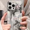 Bows and deer-pattern phone case, suitable for iPhone 17, 16, 15, Plus, Pro, Max series phones - suitable for use as a gift