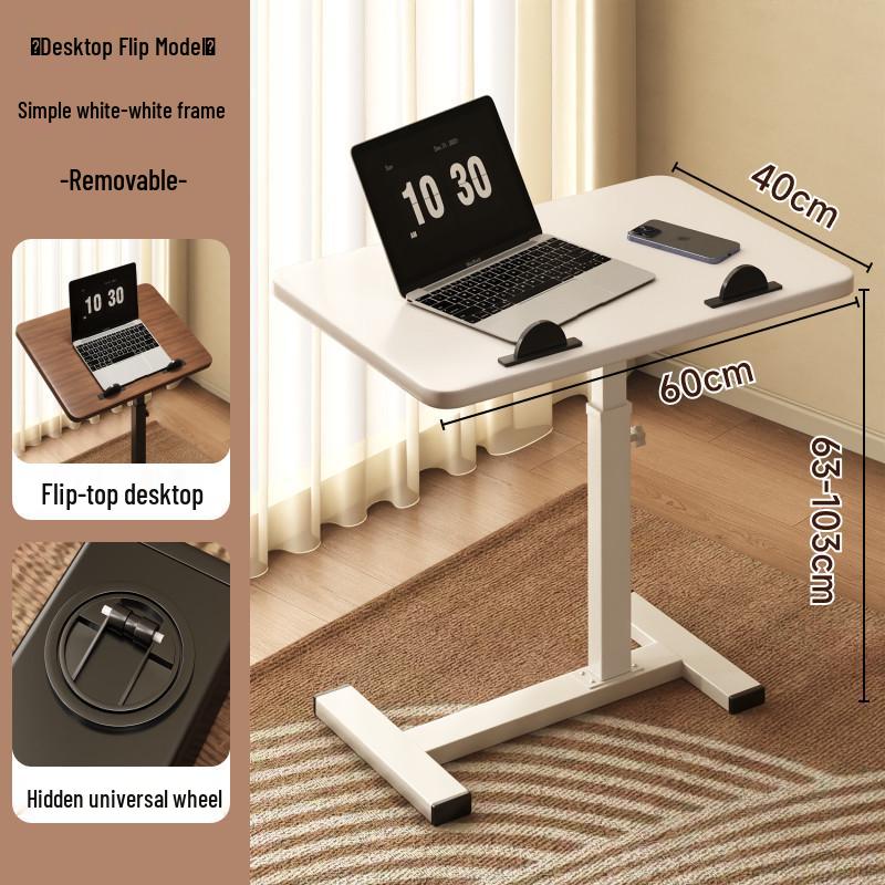 Adjustable Bedside Computer Desk: Movable and Foldable Table for Living Room, Sofa, Bedroom, or Study.