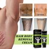 La crème dépilatoire pour le corps des hommes est douce, Non irritante, hydratante et nettoyante pour l'épilation des aisselles, des bras et des jambes