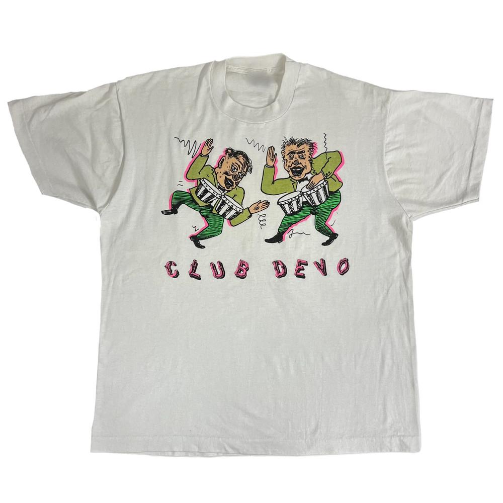 

Vintage Club Devo Band Funny Cotton White All Size Men Women Shirt AG305 Unisex T-Shirt S