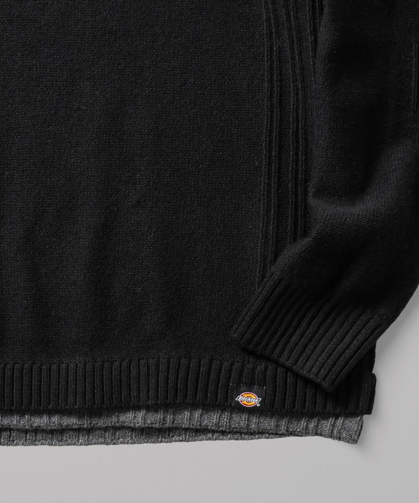 DICKIES Layered Pullover Knit Black