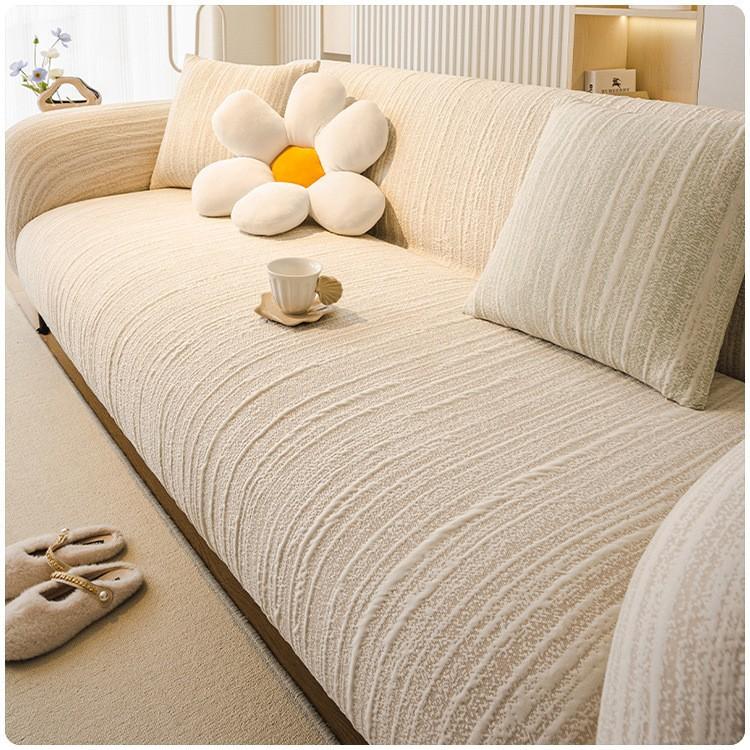 

Растягивающийся чехол на диван Универсальный чехол с защитой от царапин для кошек Полная защита для всех сезонов Защитник дивана Эластичный чехол на диван S белый