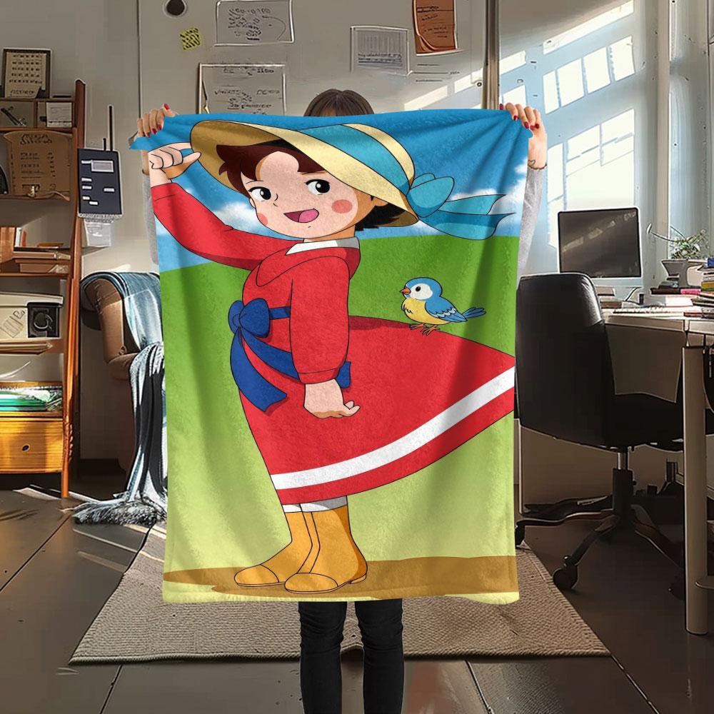 Alpine Girl Blanket, High quality Comfortable for All Seasons, Home Decor, Warmth and Comfort