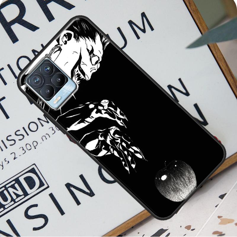 Anime Manga Death Note Ryuk Case For Realme C21 C11 C15 GT Neo2 Master 8 Pro 8i OnePlus 9 Pro 8T 9R Nord2 Coque Cover