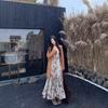 French Suspender Inner Floral Dress Women's Summer New Temperament Waist Thin Small Fragrant Dress