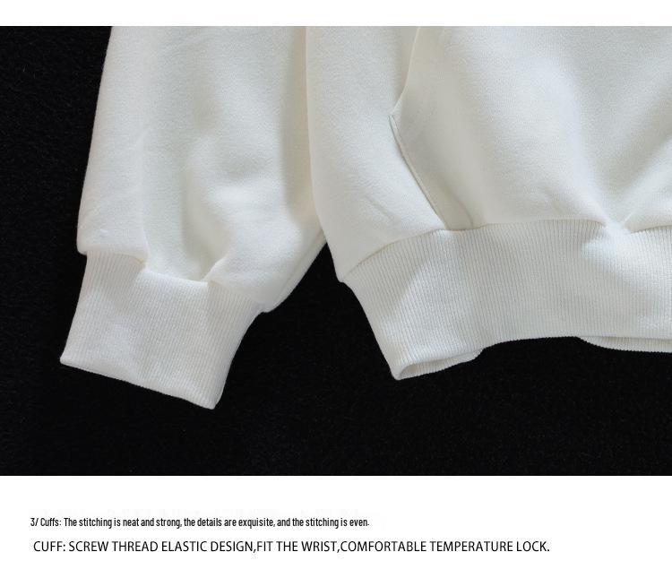 Hanorac Oversized pentru Femei cu Pisică Desen Animat – Design Toamnă/Iarnă 2025