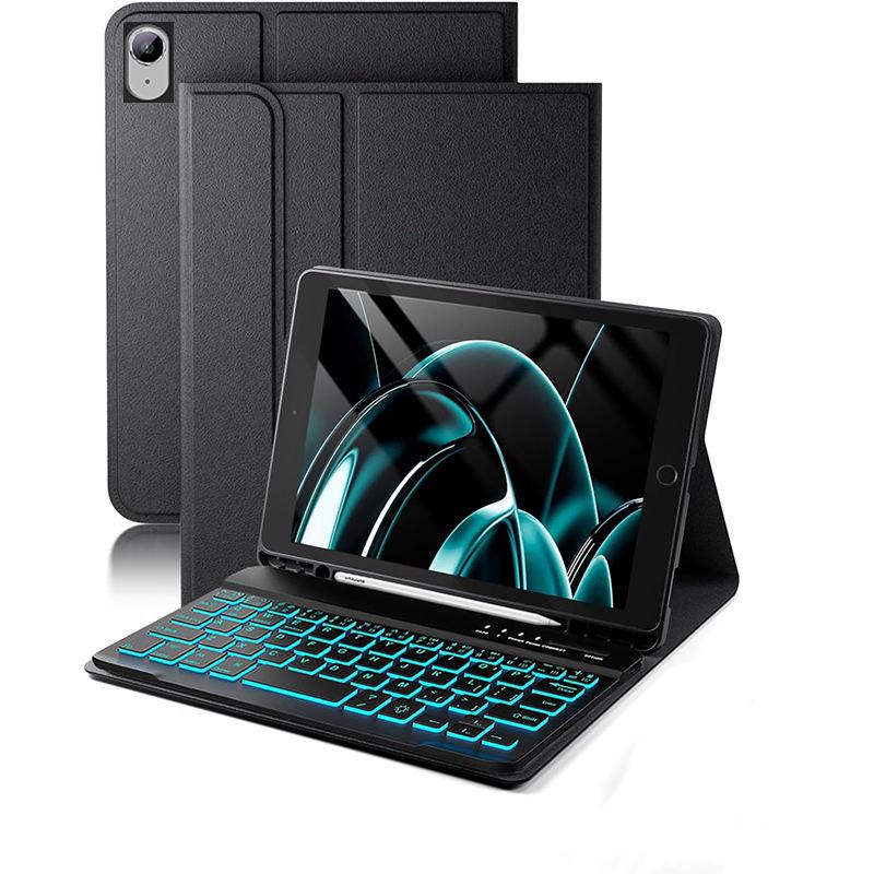 Colorful Backlit Bluetooth Keyboard Case with Apple Pencil Slot for 8.3 Inch iPad Mini 7/6