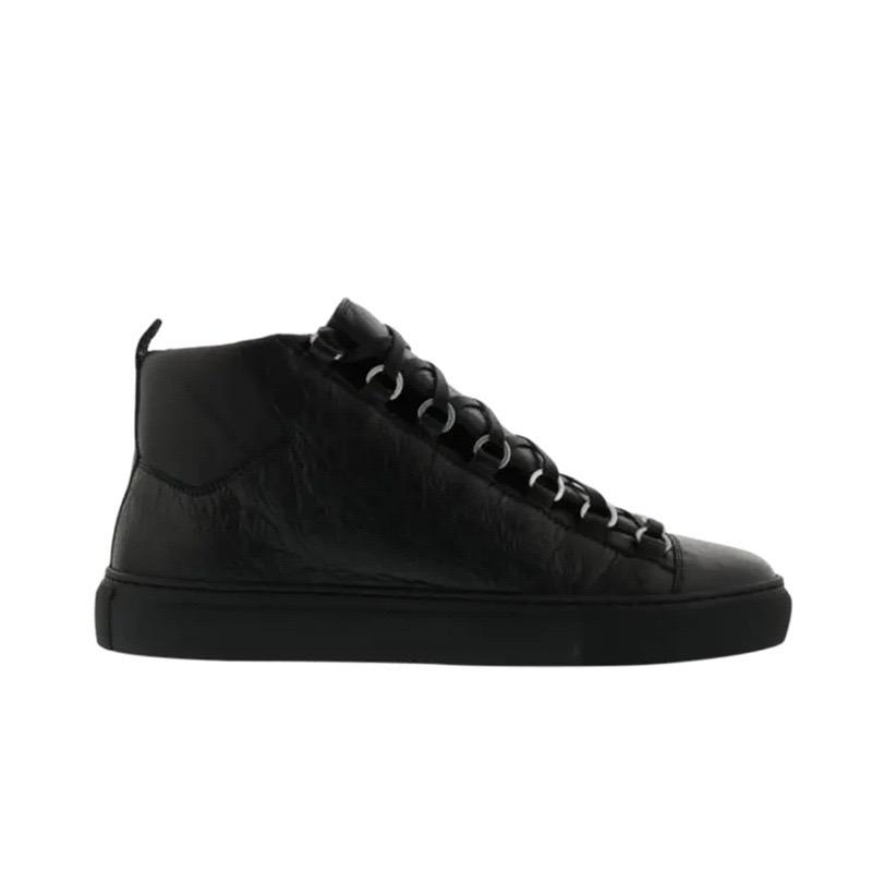 LUXSOLE Men's Lace Up Casual Flat Shoes Fashion Designer Cow Leather Thick Soled Sports Shoes Summer New Outdoor Male High Top Shoes