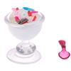 1-5pcs Mini Dollhouse Miniature Pretend Toy Mini Soft Ice Cream Cups Spoon Bar Ice-lolly Simulation Food For Dolls Accessories