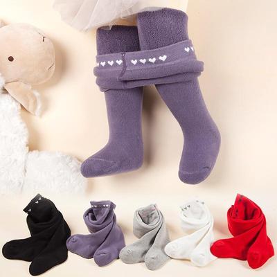 Herbst Winter Baby Mädchen Baumwolle Strumpfhosen Plus Samt Verdickung Kinder Kinder Strumpfhosen Neugeborenen Kleinkind Beinlinge Strumpfhosen