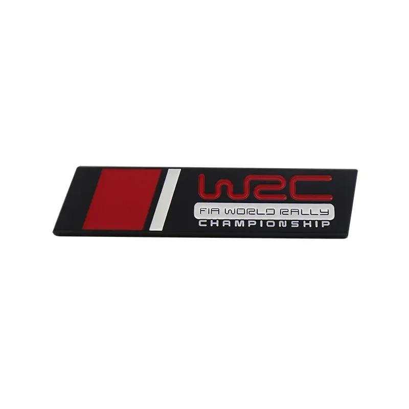 1 Pezzo 3D Styling Auto WRC Campionato del Mondo Rally Universale Distintivo in Metallo Parafango Emblema Decorativo Accessori Auto Adesivo Targhetta