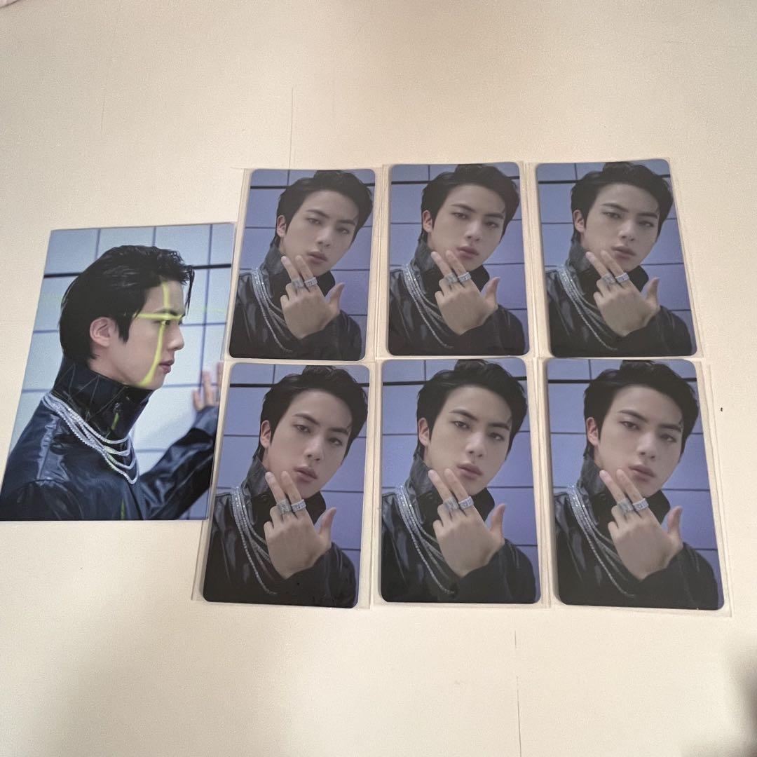 

[USED] BTS Bangtan Jin proof trading card postcard set