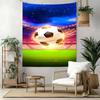 Soccer Wall Decor Tapestry Art For Pet Memorial Birthdaywedding Party Backdrop Family Gift