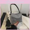 Fashionable Small Square Bag For Women With Chain Strap In Trendy Black Or Silver Color