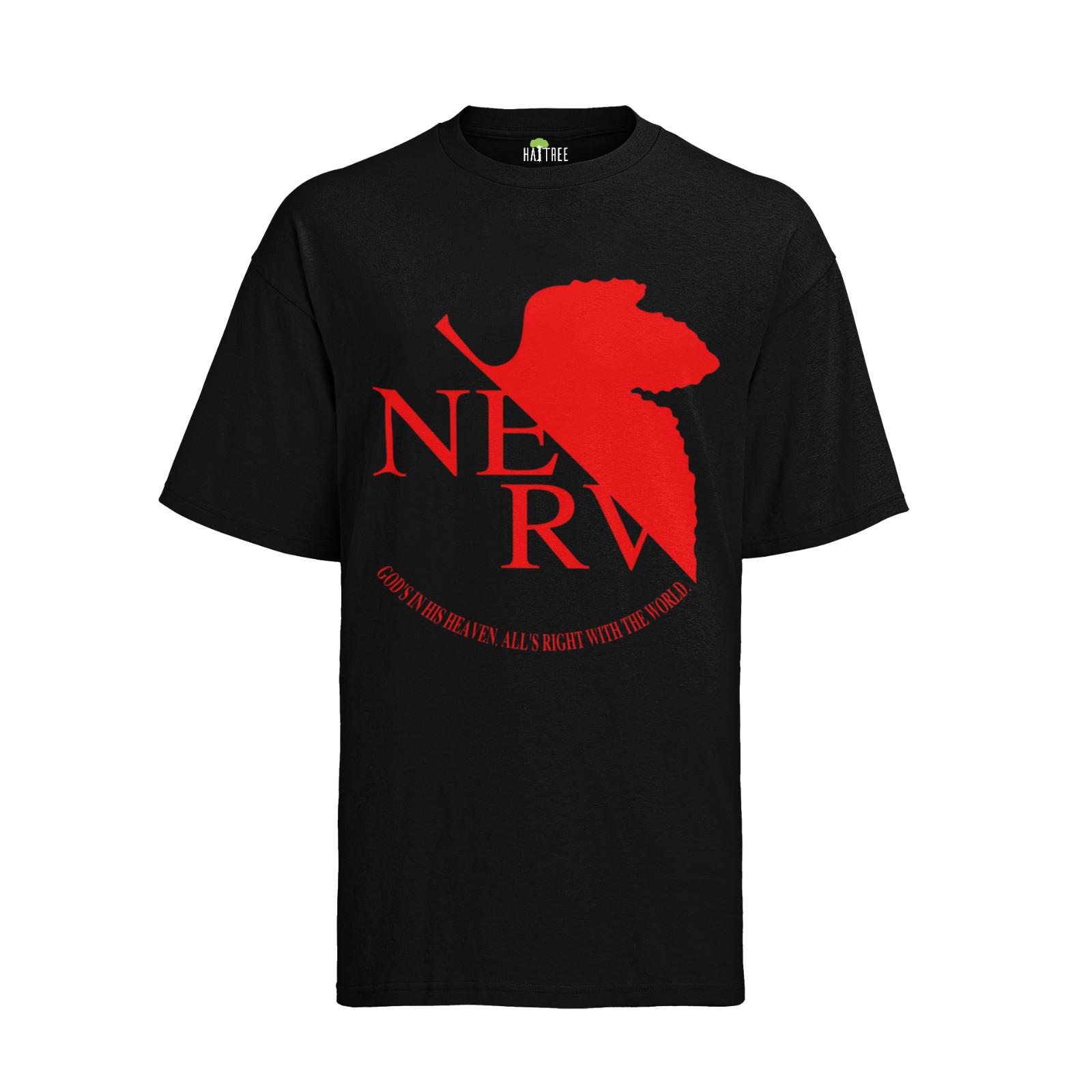 

Evangelions Nerv Logo Symbol Engel Anime Manga Geek Nerd Herren T-Shirt Mens Womens Tees Top man M