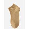 Women's Spring and Summer Short Socks Milk Tea Series Solid Color Double-needle Vertical Combed Cotton Women's Socks