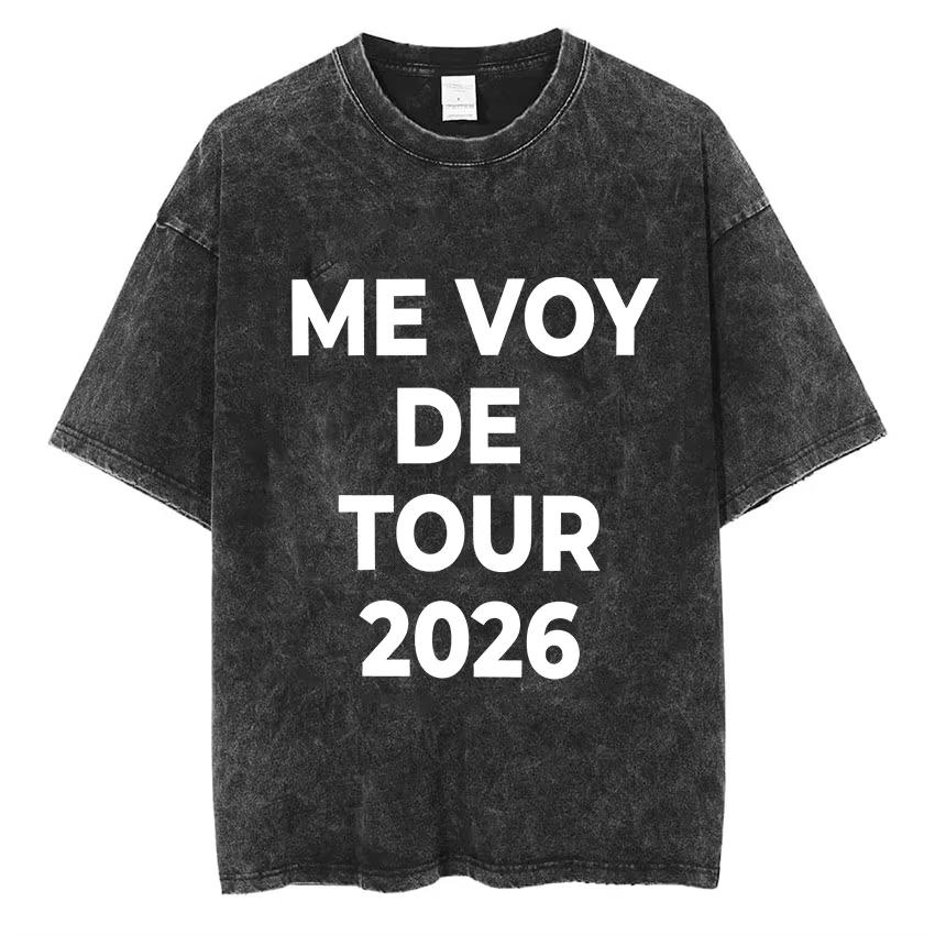 Vente Chaude Rosalia Lux Nouvel Album Impression Affiche T-shirt Hommes Femmes Vintage Coton Lavé Coupe Ample Décontracté Surdimensionné Streetwear Mode Harajuku Été Nouveau Tee