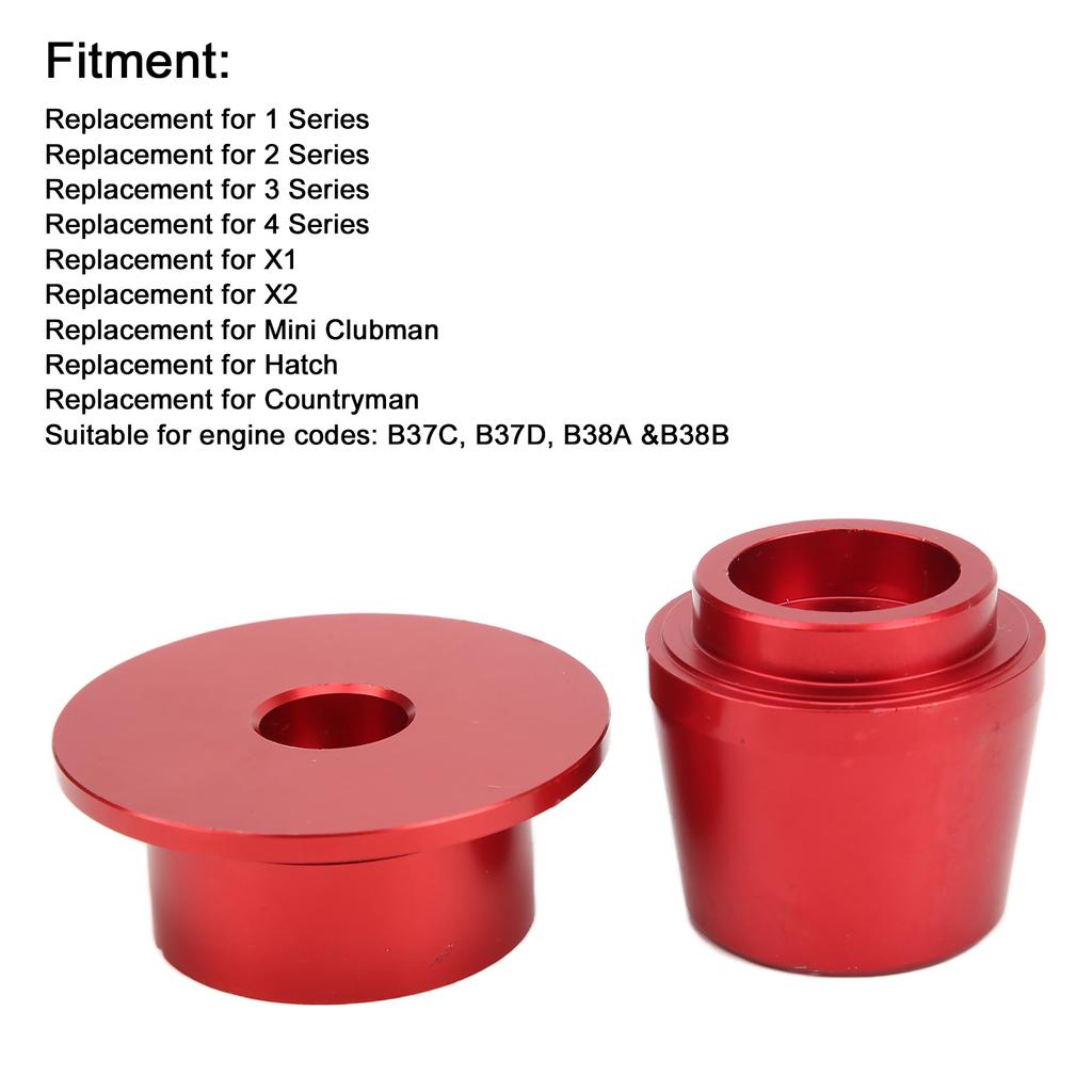 Car Front Crankshaft Cover Alignment Tool Steel Red 2357900 Replacement for 2 Series Crankshaft Timing Case Remover 2357900