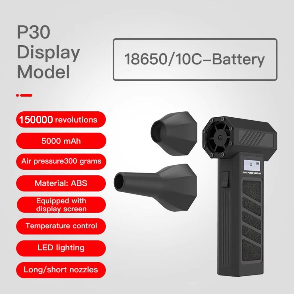 180000RPM Brushless Motor Turbo Fan 10000mAh Rechargeable Electric Air Blower HighSpeed Violent Blower Air Duster Snow Removal